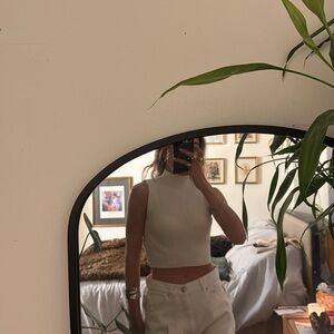 Zara cropped sweater tank